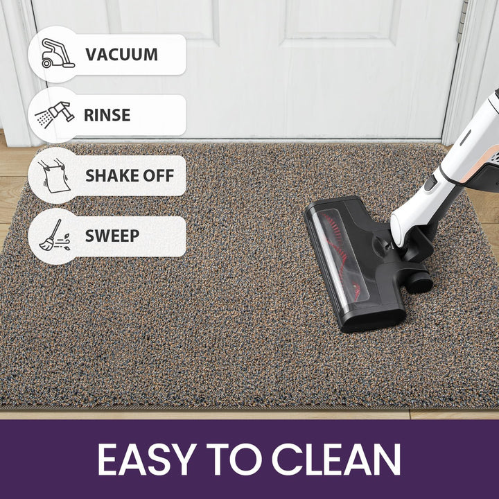 DEXI Fussmatte Innen 120 x 180 cm, rutschfeste Schmutzfangmatte, Maschinenwaschbare Fussmatte, Saugs