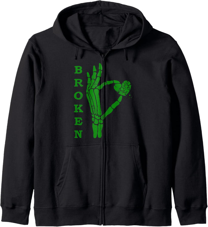 Gebrochen und tot Kapuzenjacke