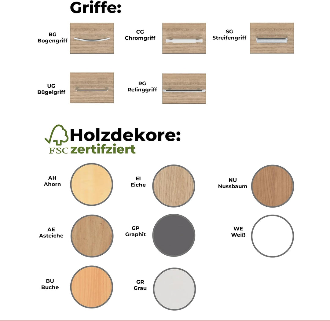 Rollcontainer CADI 43×80×51 cm – abschliessbarer Bürocontainer in Eiche mit Orga- & 3 Universal-Schu