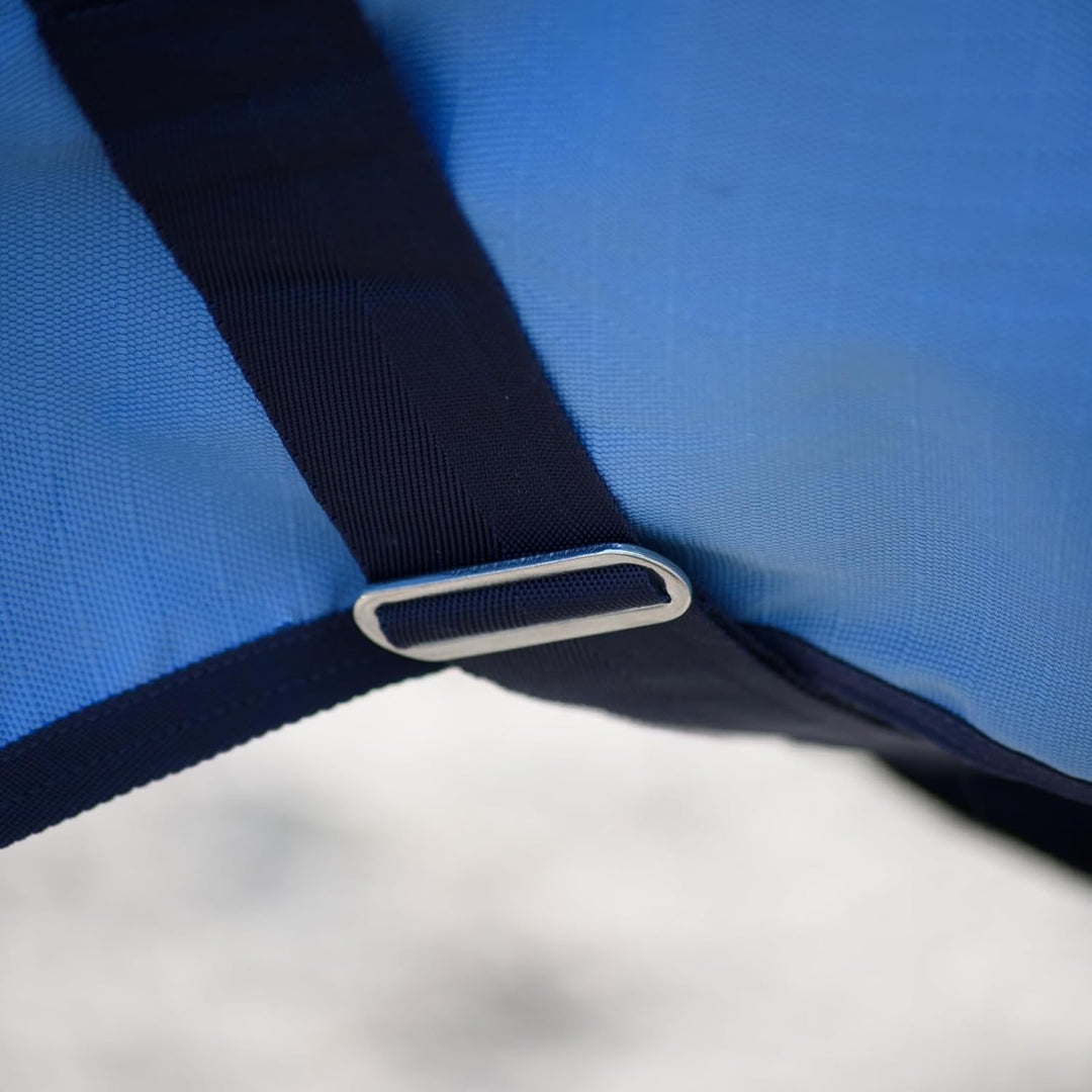 Pferdedecke 1200D High Neck Polarfleece Weidedecke Winterdecke Regendecke Turnout : Fleece Grey/Brow