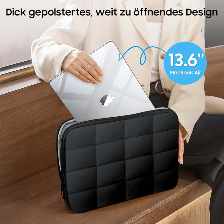 Fintie Hülle Kompatibel mit MacBook Air 13.6 Zoll M5 M4 M3 M2 (2026-2022) A3449 A3240 A3113 A2681, U