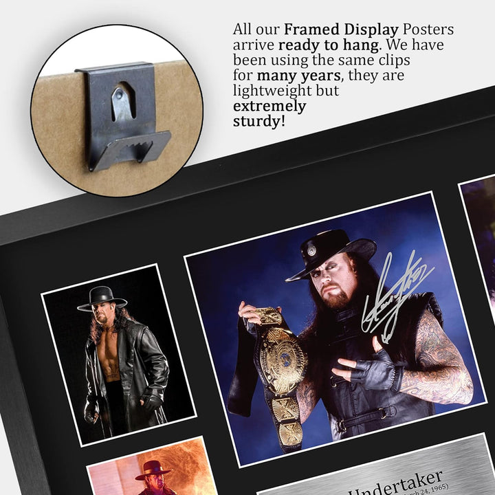 HWC Trading FR A3 The Undertaker Wrestling Geschenke Gedruckt, Signiert Autogramm Bild Für WWE & WWF