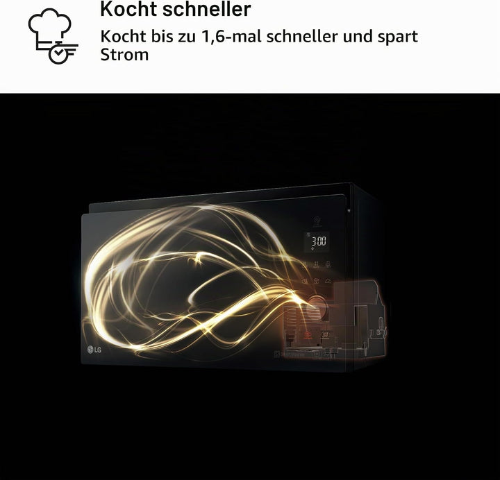 LG - Mikrowelle, Grill, Smart Inverter Schwarz