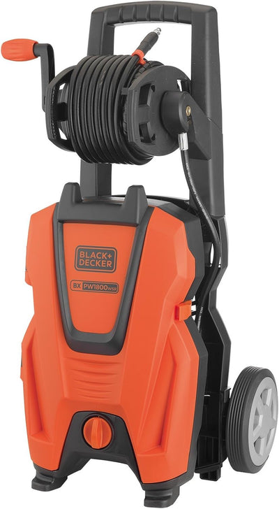 Black+Decker 14626 PW1800WSR Hochdruckreiniger, 1800 W, 240 V, orange/schwarz, Plus