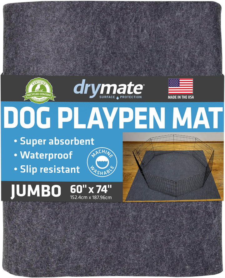 Drymate Laufgittermatte für Hunde, saugfähig, wasserdicht, rutschfest, maschinenwaschbar, Grösse XL