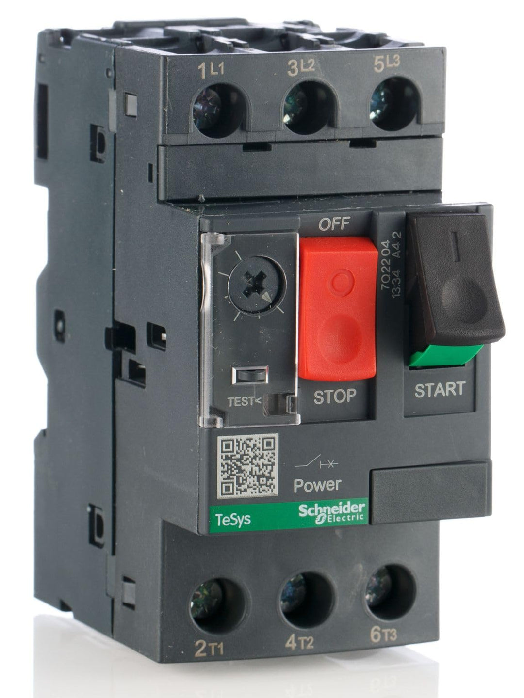 Schneider Electric | GV2ME16 - Motorschutzschalter, 3p, 9-14A, Tasterbetätigung, Schraubanschluss -