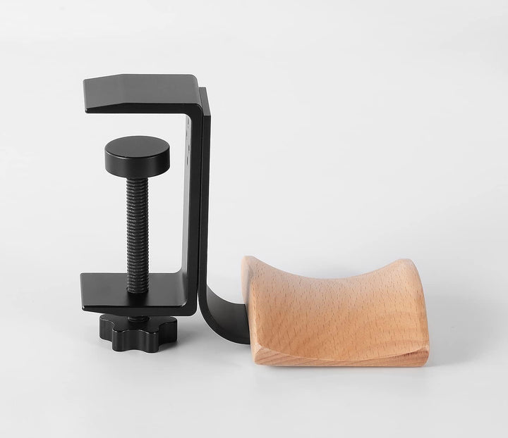 GGF Kopfhörer Halter Kopfhörer Ständer mit 6cm Breiter Kopfstütze aus Buche Headset Halterung Verste
