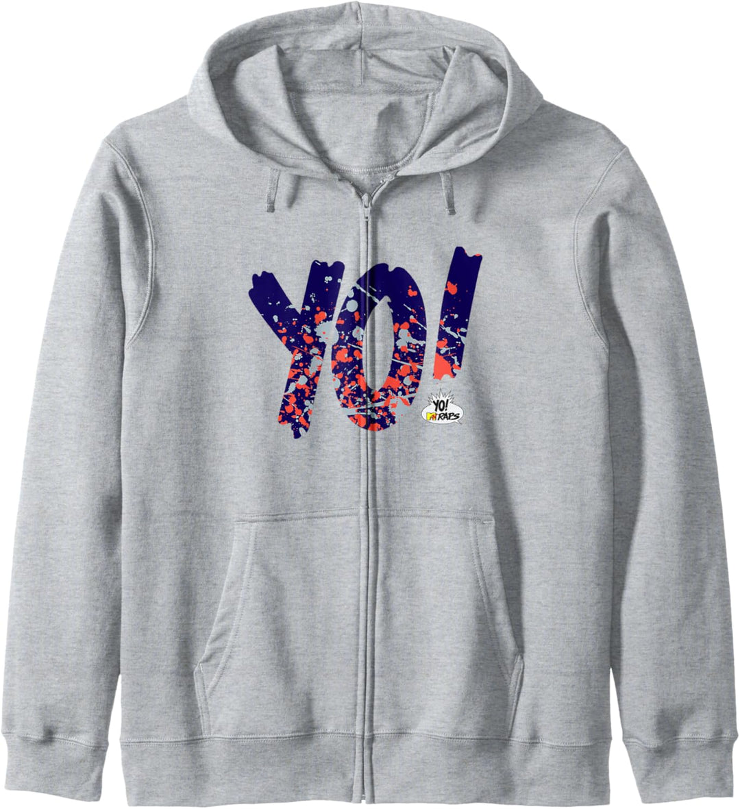MTV YO MTV Raps Paint Splatter Logo Kapuzenjacke