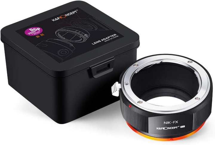 K&amp;F Concept M11115 Nikon-FX Hochpräziser Adapterring Objektivadapter für Nikon AI/F Mount Lens to Fu