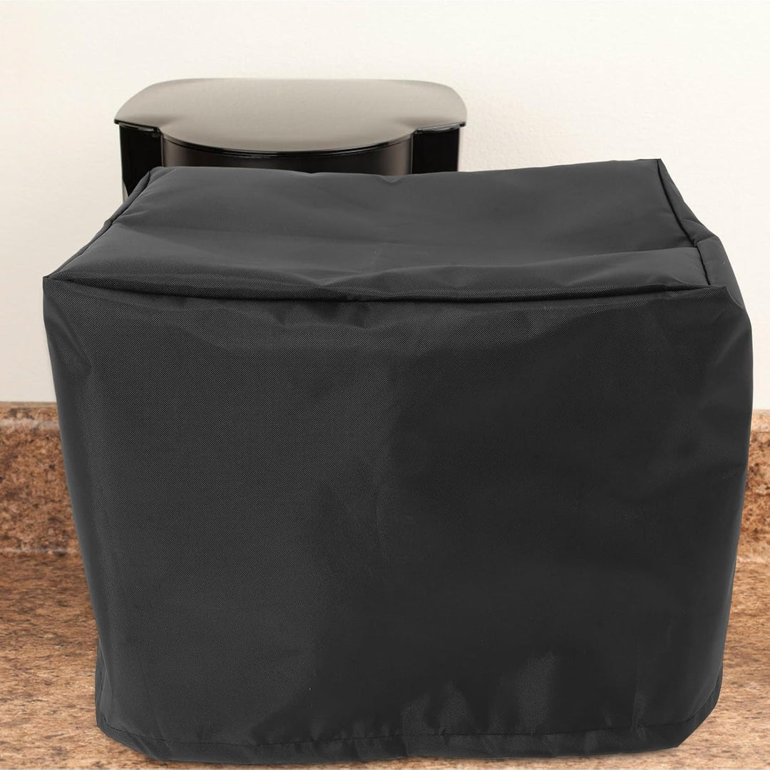 Healvian Eiswürfelbereiter Abdeckung aus Polyester Staubschutzhülle für Kleine Küchengeräte Schwarz