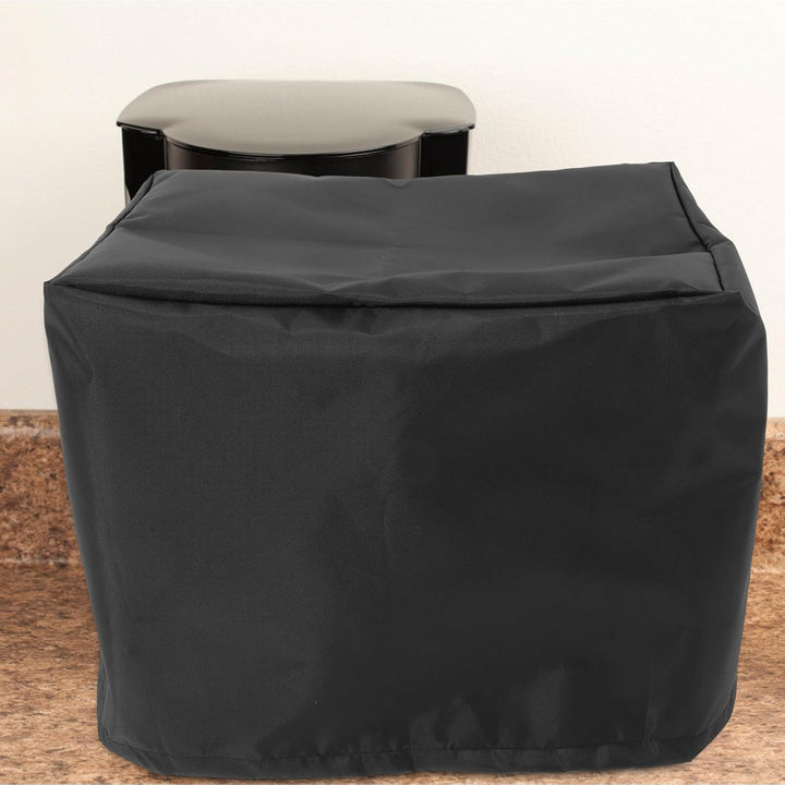 Healvian Eiswürfelbereiter Abdeckung aus Polyester Staubschutzhülle für Kleine Küchengeräte Schwarz