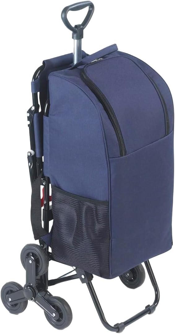 Avilia Einkaufstrolley mit klappbarem Sitz – maximale Manövrierbarkeit und Komfort | 3-Rad-System, T