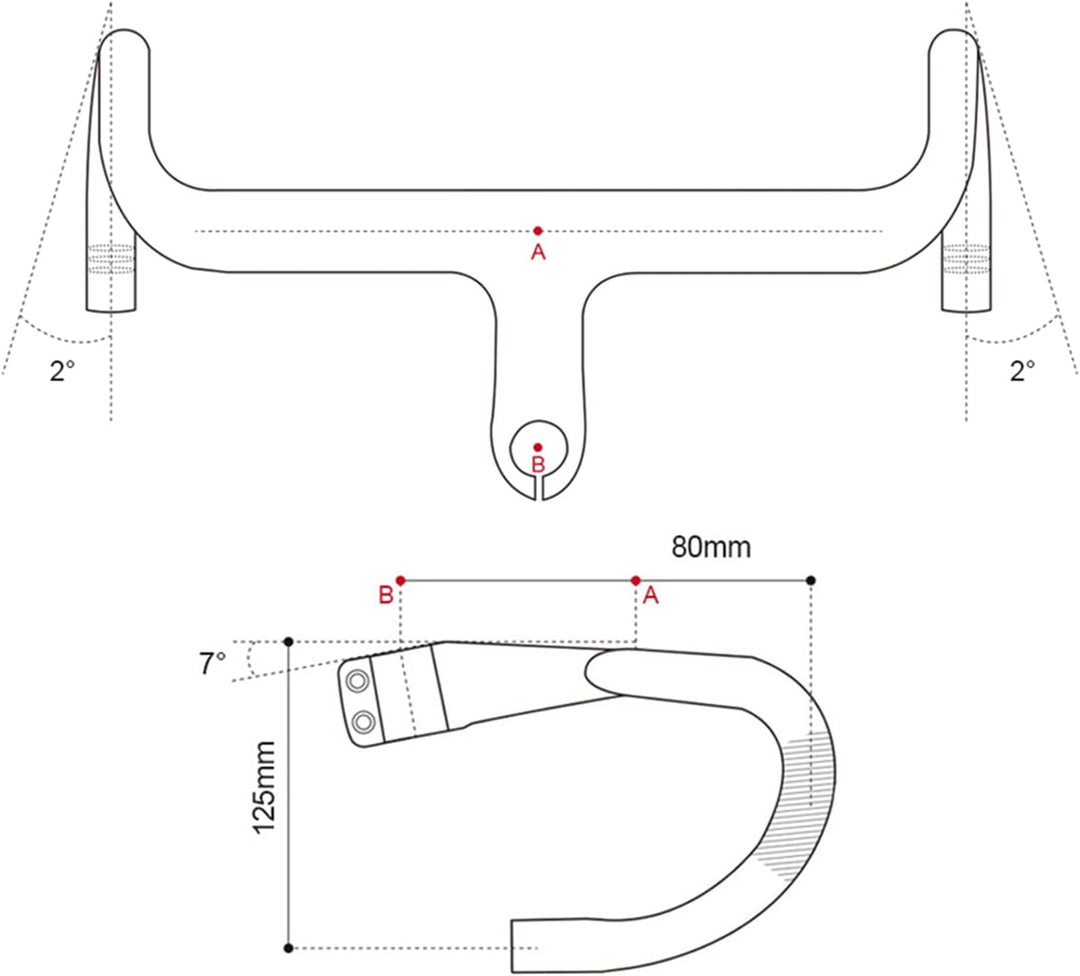 RXL SL rennrad lenker carbon 1-1/4"rennrad lenker drop bar integrierte carbon lenker 1-1/8"internes