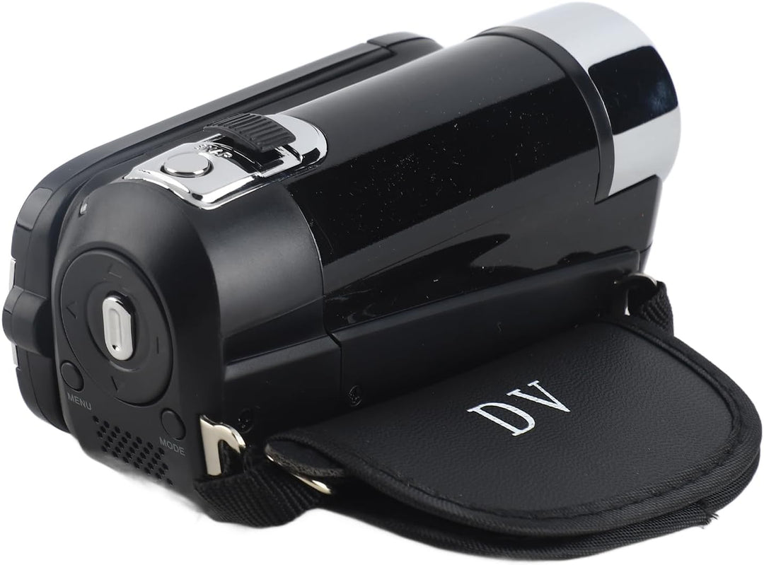 VBESTLIFE Full HD 270 ° Rotation 720P 16X High Definition Digital Camcorder Video DV Kamera(schwarz)