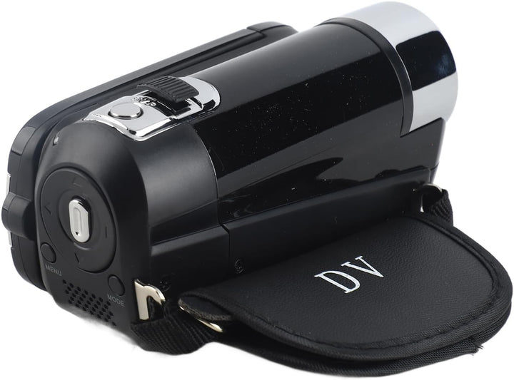 VBESTLIFE Full HD 270 ° Rotation 720P 16X High Definition Digital Camcorder Video DV Kamera(schwarz)