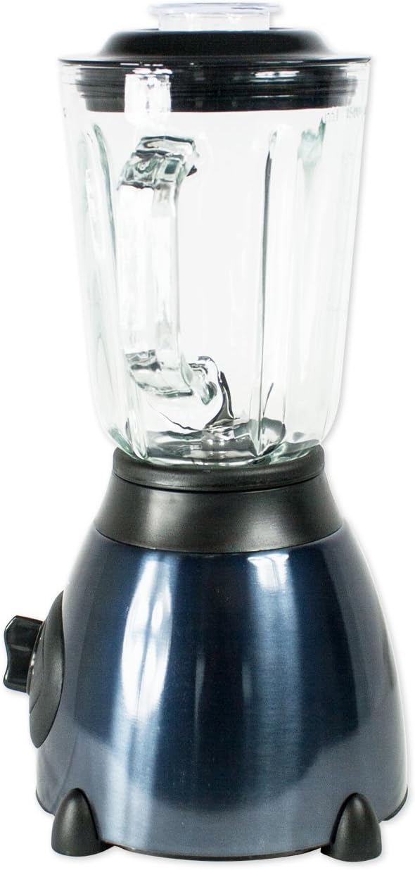 Elta Edelstahl Glas Standmixer (1,5 Liter, Glasgefäss, Smoothie-Maker, 500 Watt, 2 Stufen und Turbo