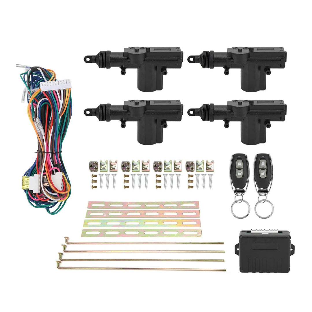 Aramox Zentralverriegelung Satz, Fernbedienung Keyless Entry System 12V W/LED Anzeige mit 2 Controll