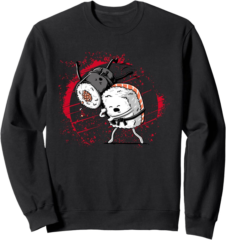 Judo Shushi - Lustiges japanisches Sushi Sweatshirt