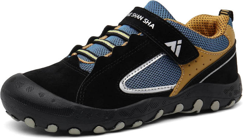 Mishansha Jungen Mädchen Wanderschuhe rutschfest Walkingschuhe Weich Flexibel Stabil Fitnessschuhe F