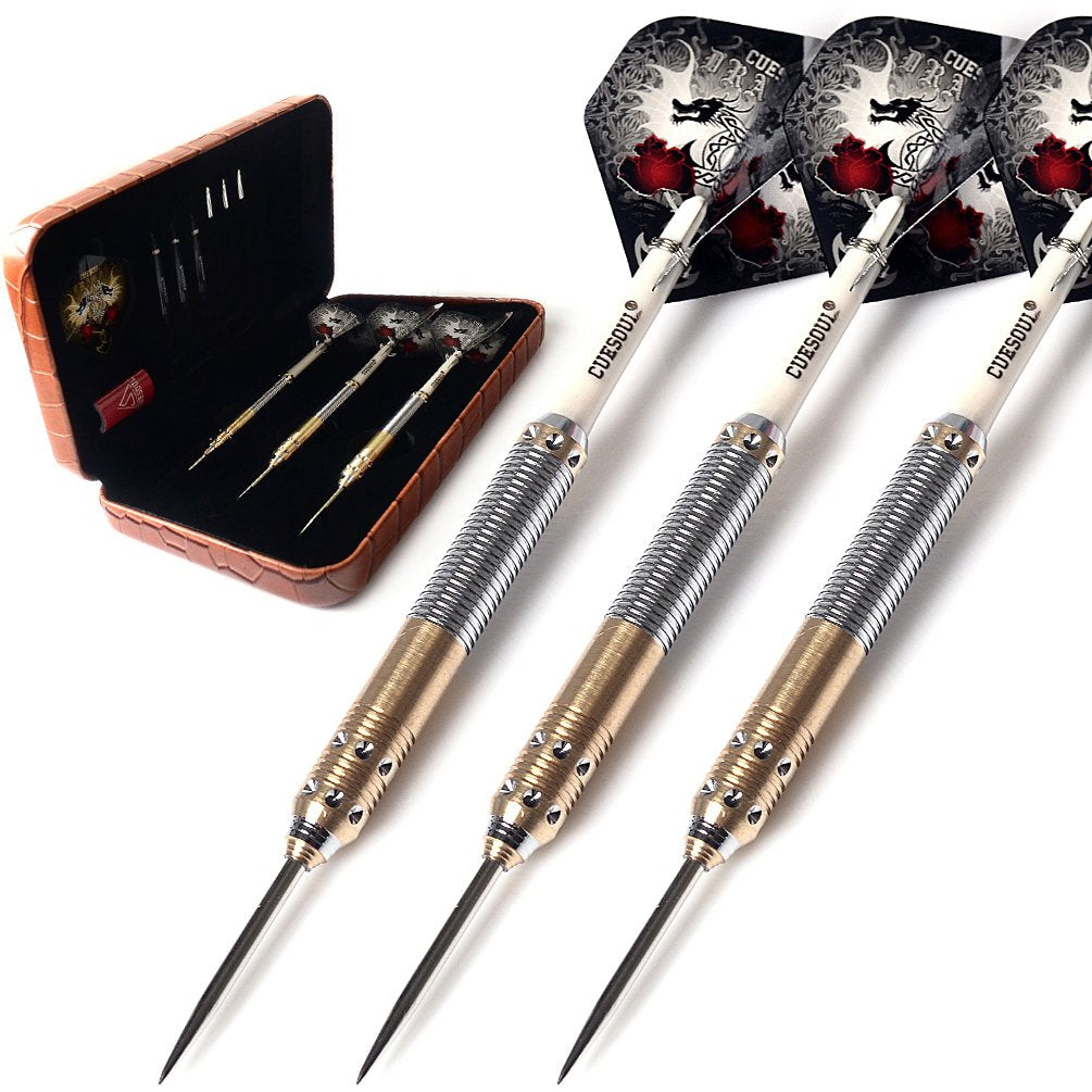 CUESOUL Dragon Deluxe Messing Steel Dartpfeile, 21 Gramm F2306 21 Grams, F2306 21 Grams