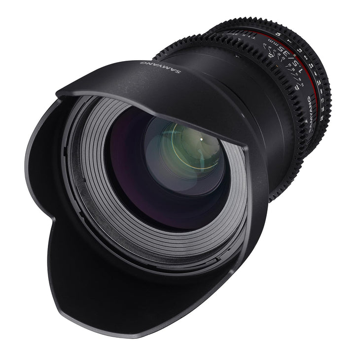 SAMYANG 7810 35/1,5 Objektiv Video DSLR II Canon EF manueller Fokus Videoobjektiv 0,8 Zahnkranz Gear