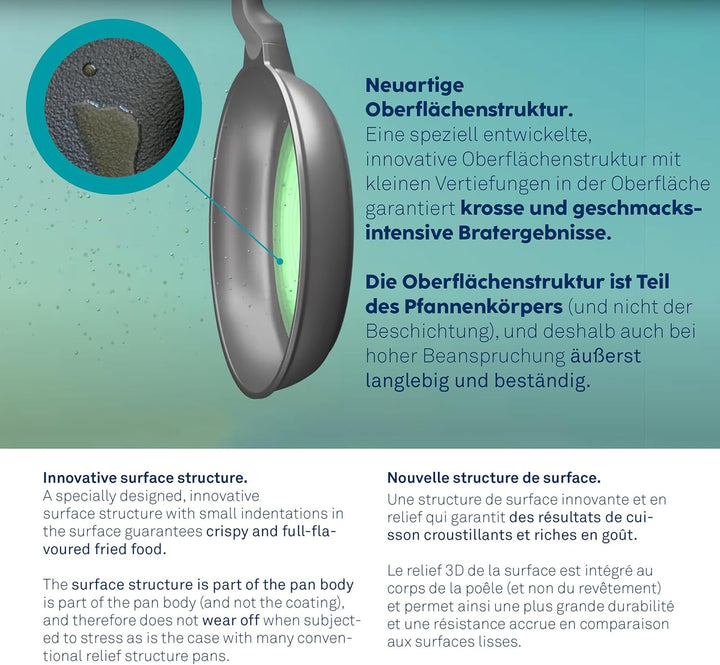 kela Wok-Pfanne Vitana, Ø 30 cm, 5 L, Aluguss, grau, recycelbar, Allherdboden, antihaftbeschichtet,