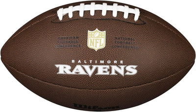 Wilson American Football NFL TEAM LOGO, Offizielle Grösse, Mischleder OFFICIAL Baltimore Ravens, OFF