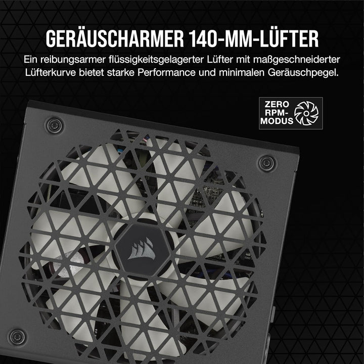 Corsair RM850x Shift Vollmodulares ATX-Netzteil - Modulare Seitenschnittstelle - ATX 3.0- & PCIe 5.0