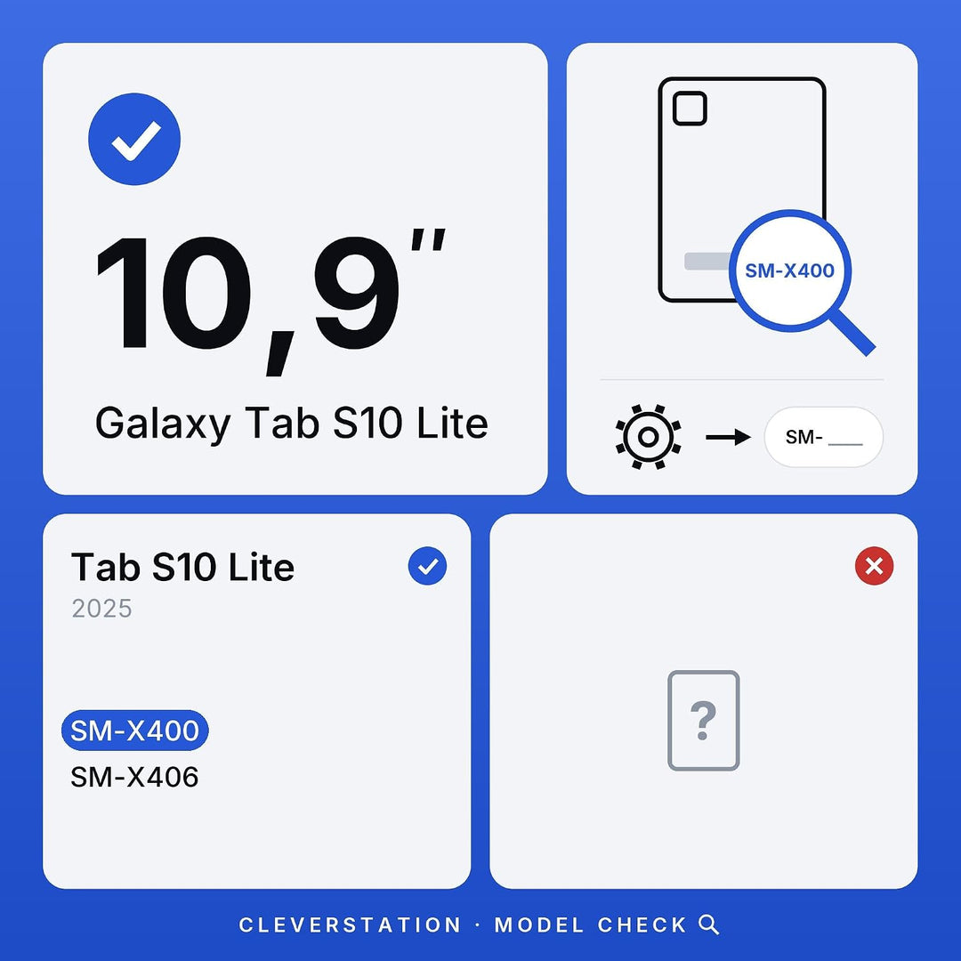 Tablet Wandhalterung für Samsung Galaxy Tab S10 Lite (10,9 Zoll) - Passgenauer &amp; Flacher Slide-in Ha