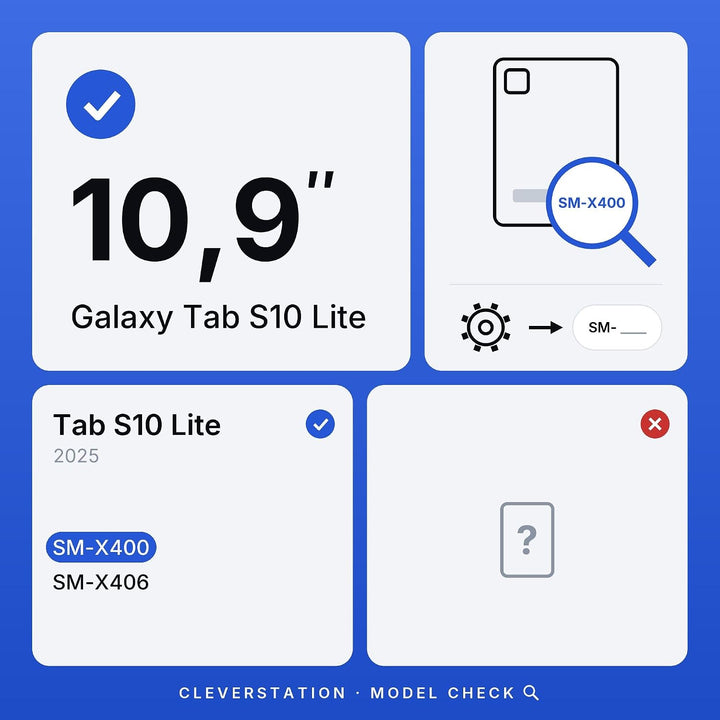 Tablet Wandhalterung für Samsung Galaxy Tab S10 Lite (10,9 Zoll) - Passgenauer &amp; Flacher Slide-in Ha