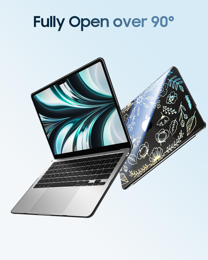 Fintie Hülle Kompatibel mit MacBook Air 13,6 Zoll M5 M4 M3 M2 (2026-2022) A3449 A3240 A3113 A2681, U