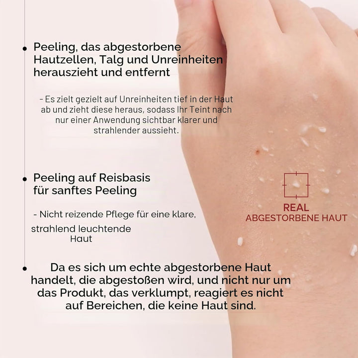 Dr.Melaxin Peel Shot Glow White Rice Peeling Ampulle Weiches Peeling Gesicht und Körper Peeling für