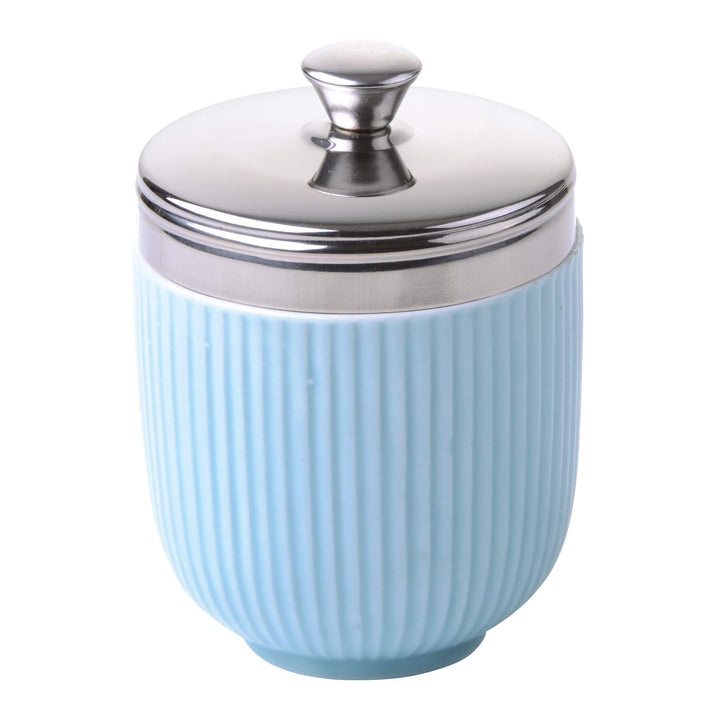 Geriffelter Egg Coddler, blau, Blau