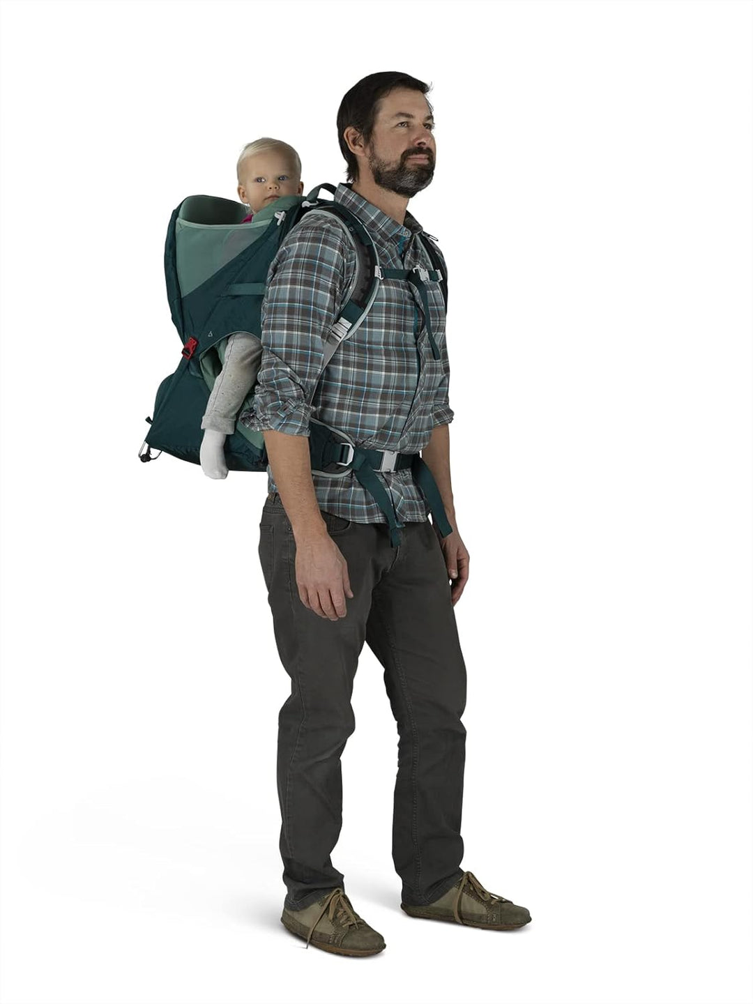 Osprey Poco LT Kindertragerucksack zum Wandern, unisex Tungsten Grey O/S, Tungsten Grey