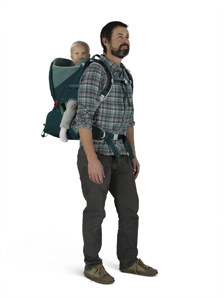 Osprey Poco LT Kindertragerucksack zum Wandern, unisex Tungsten Grey O/S, Tungsten Grey