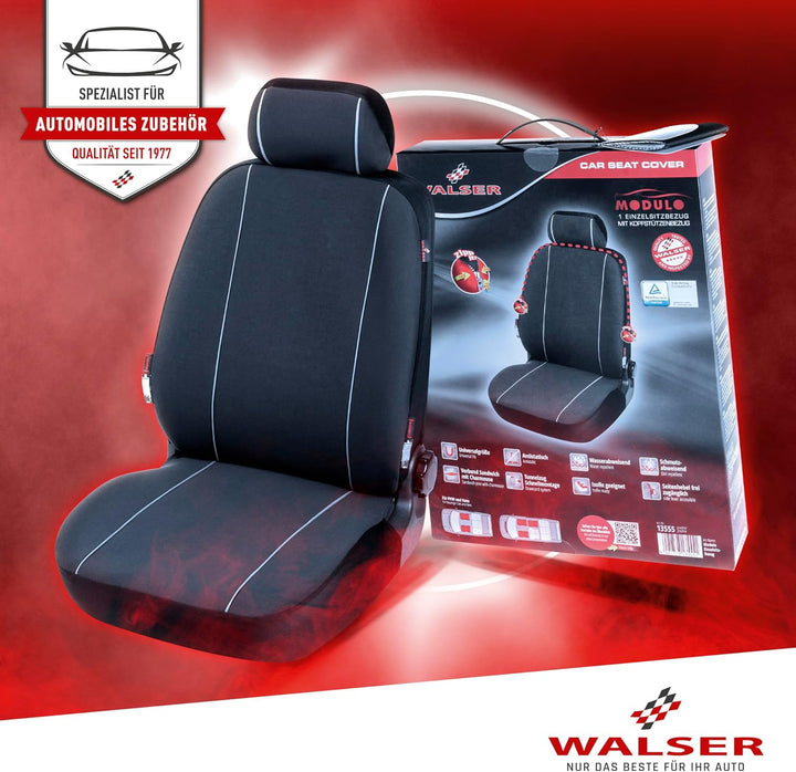 Walser Auto-Sitzbezug Modulo, Universaler Vordersitzbezug, Universal Auto-Schonbezug für Normalsitze