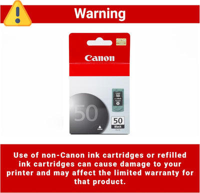 Canon PG-50 High Capacity Black Ink Cartridge