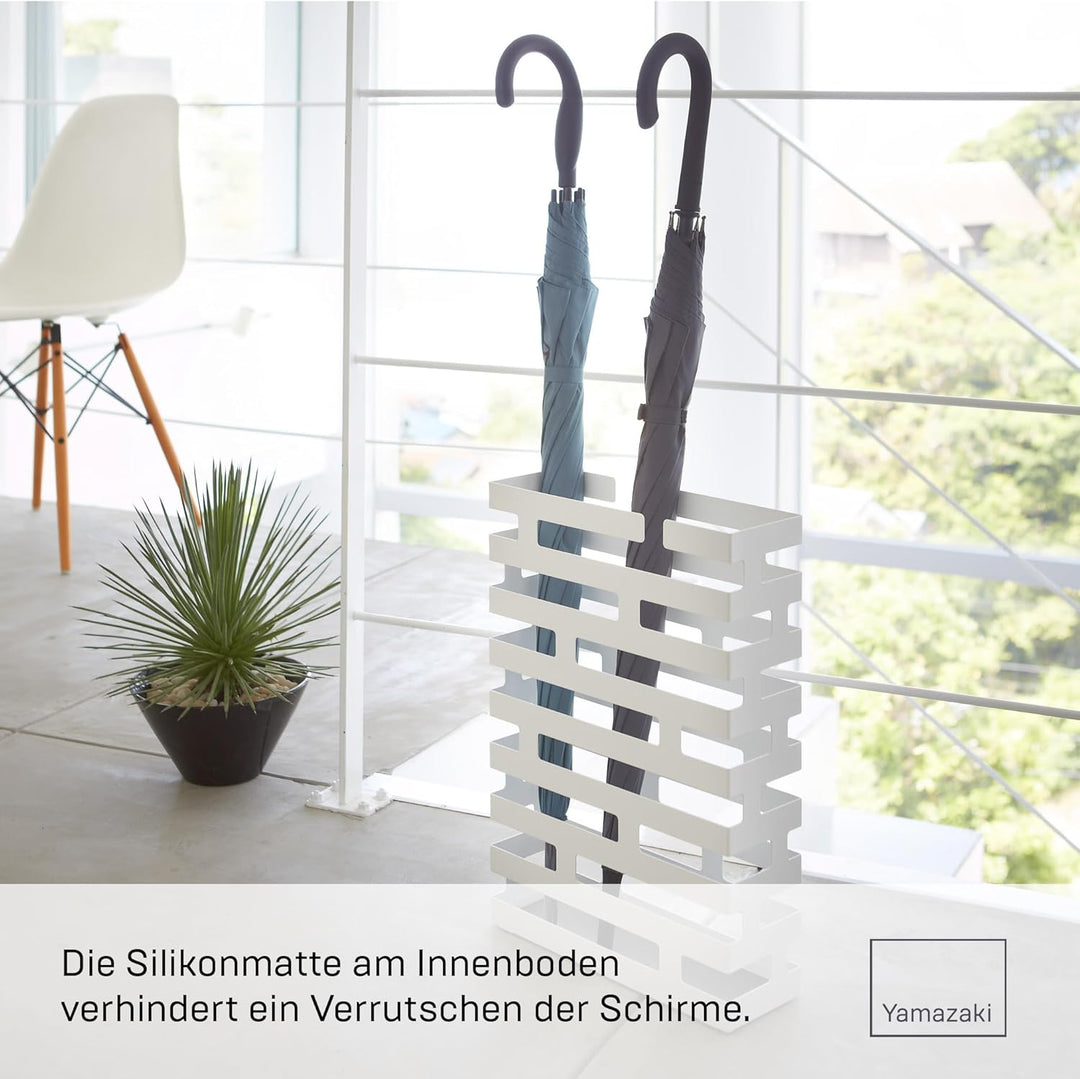 Brick Umbrella Stand Rectangle - white Weiss, Weiss