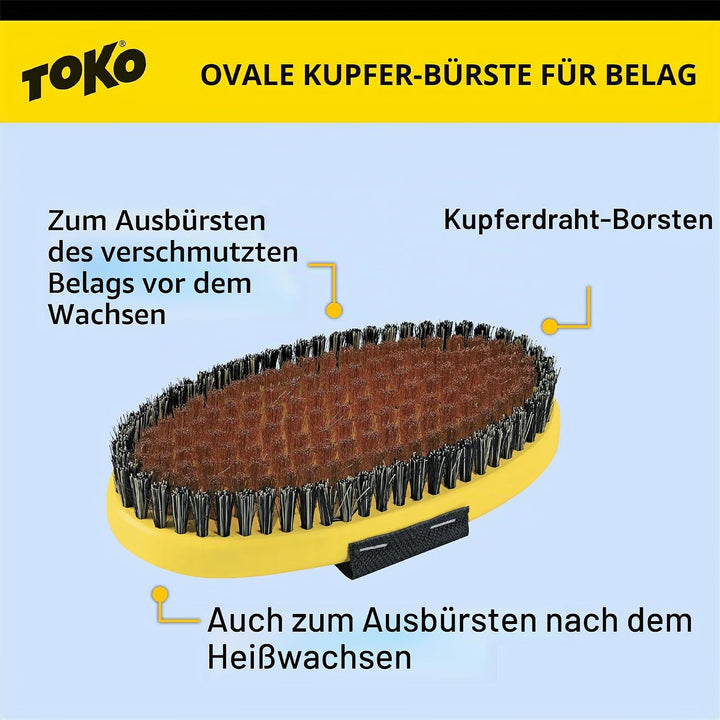 Toko Reparatur Tool Base Brush oval Copper 0