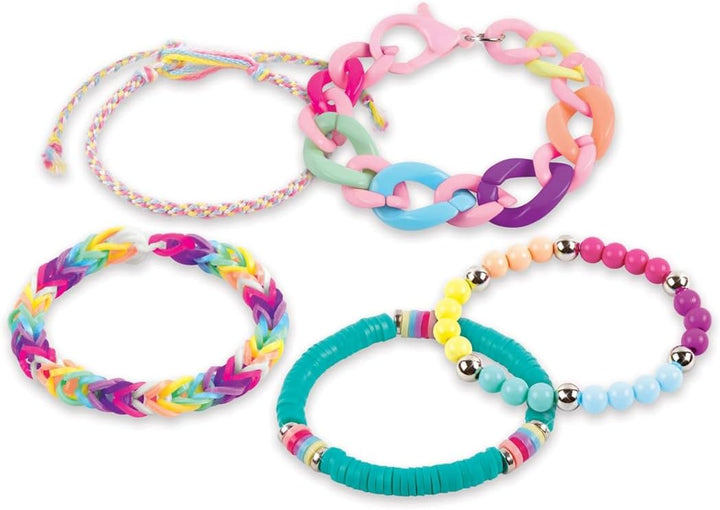 Make It Real 2901754 5-in-1 Schmuck-Center, DIY Schmuckset mit drehbarer Aufbewahrungsbox und umfang