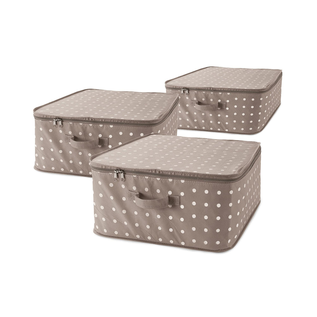 Compactor Aufbewahrungstaschen für Kleider, Reissverschluss, Anti-Staub, Braun, 46 x 46 x 20,5 cm, R