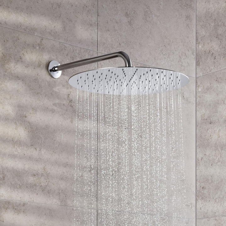 Duravit Universal Duscharm, Duscharmatur Wandbefestigung, Brausearm 410 mm, Duschbrause rund, Chrom