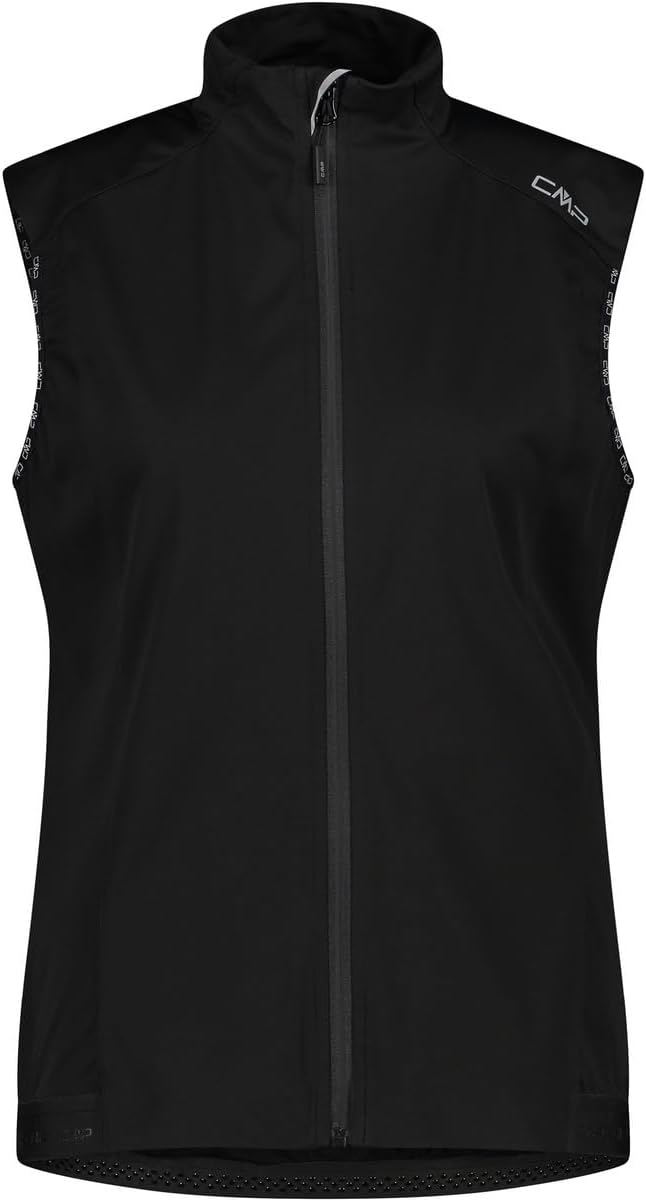 CMP Damen Softshell Weste Outdoorweste XXL Nero, XXL Nero