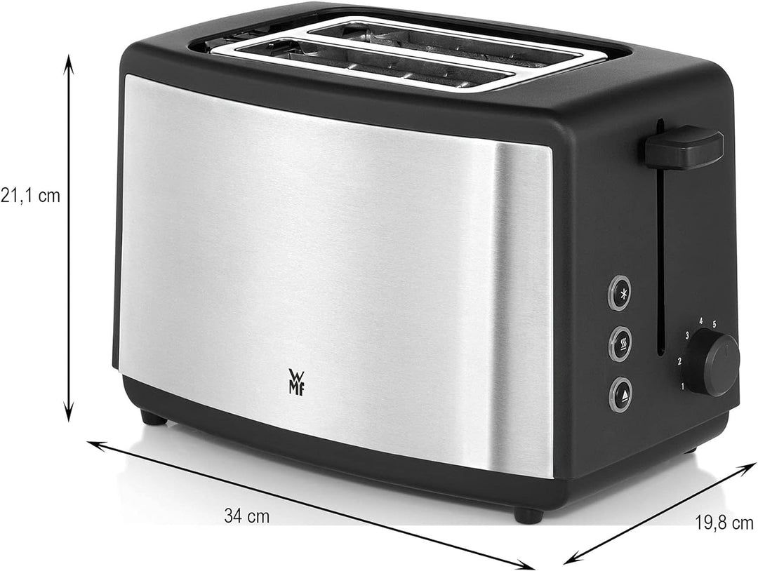 WMF Stelio Wasserkocher Edelstahl 1,7l, elektrischer Wasserkocher mit Kalkfilter, 2400 W & Bueno Edi