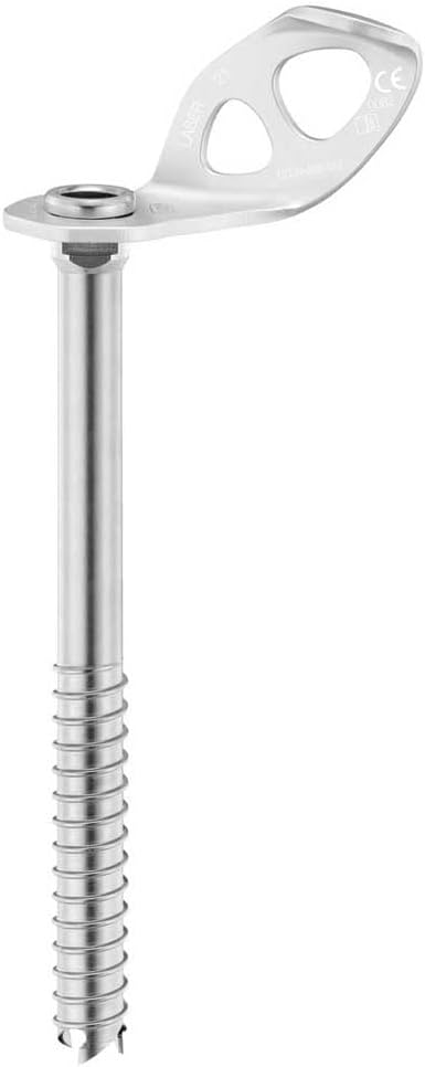 PETZL Unisex-Adult Laser 17 cm Silber, 17 cm Silber