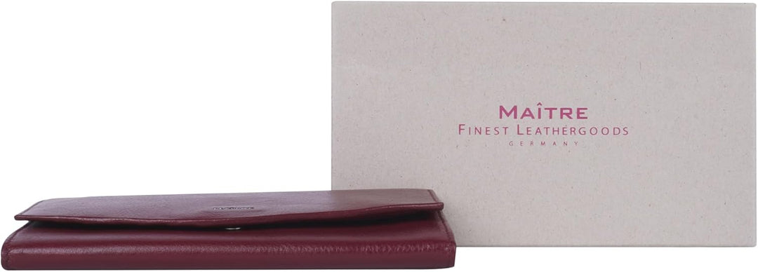 Maitre - unisex geldbörse leisel diedburg - Geldbörse - Geldbeutel 18 x 9,5 x 3 cm Darkred, 18 x 9,5