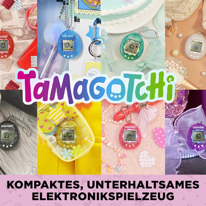 Bandai - Original Tamagotchi Color Collection Red - Elektronisches virtuelles Haustier mit Farbdispl