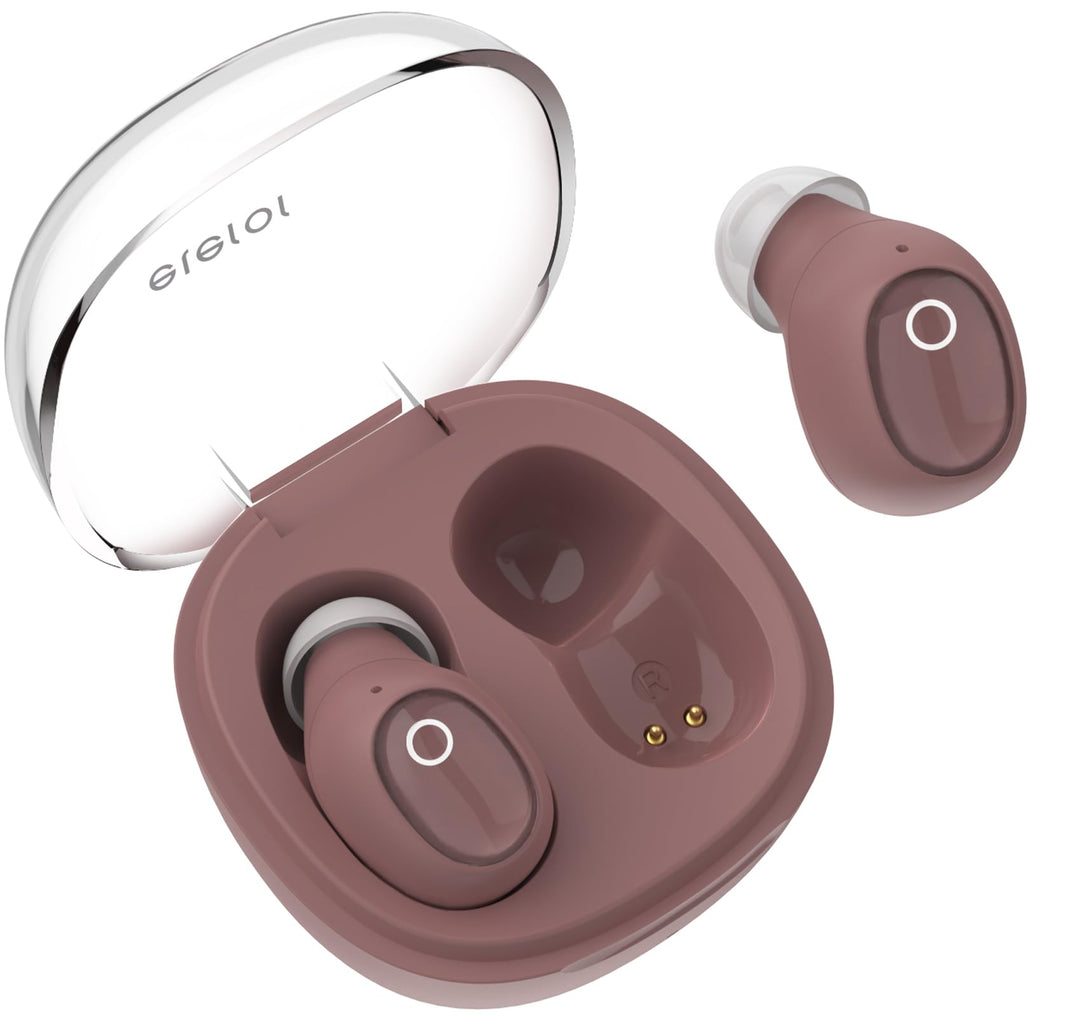 eleror Kabellose Ohrhörer für kleine Ohren, Damen, Herren,Bluetooth-Ohrhörer für kleine Gehörgänge,