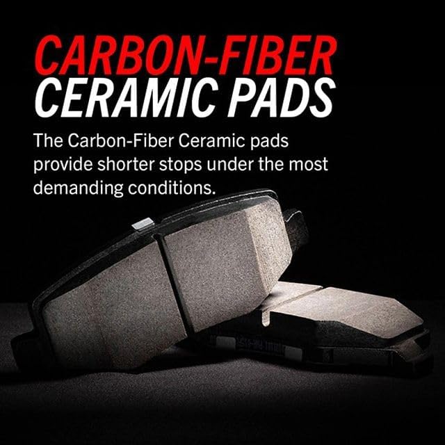 Power Stop Z36-1084 Bremsbeläge vorne Z36 für LKW und Abschlepp, Carbonfaser-Keramik, für Chrysler A