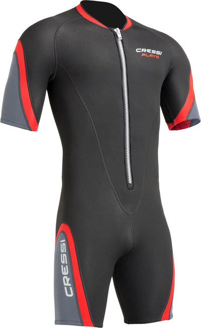 Cressi Playa Man Shorty Wetsuit – Kurzer Neoprenanzug 2.5mm aus Hochelastischem für Herren 2.5mm L S